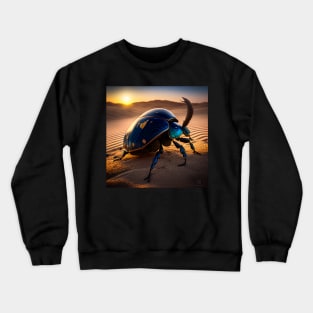 Desert Scarab Blue Beetle Crewneck Sweatshirt